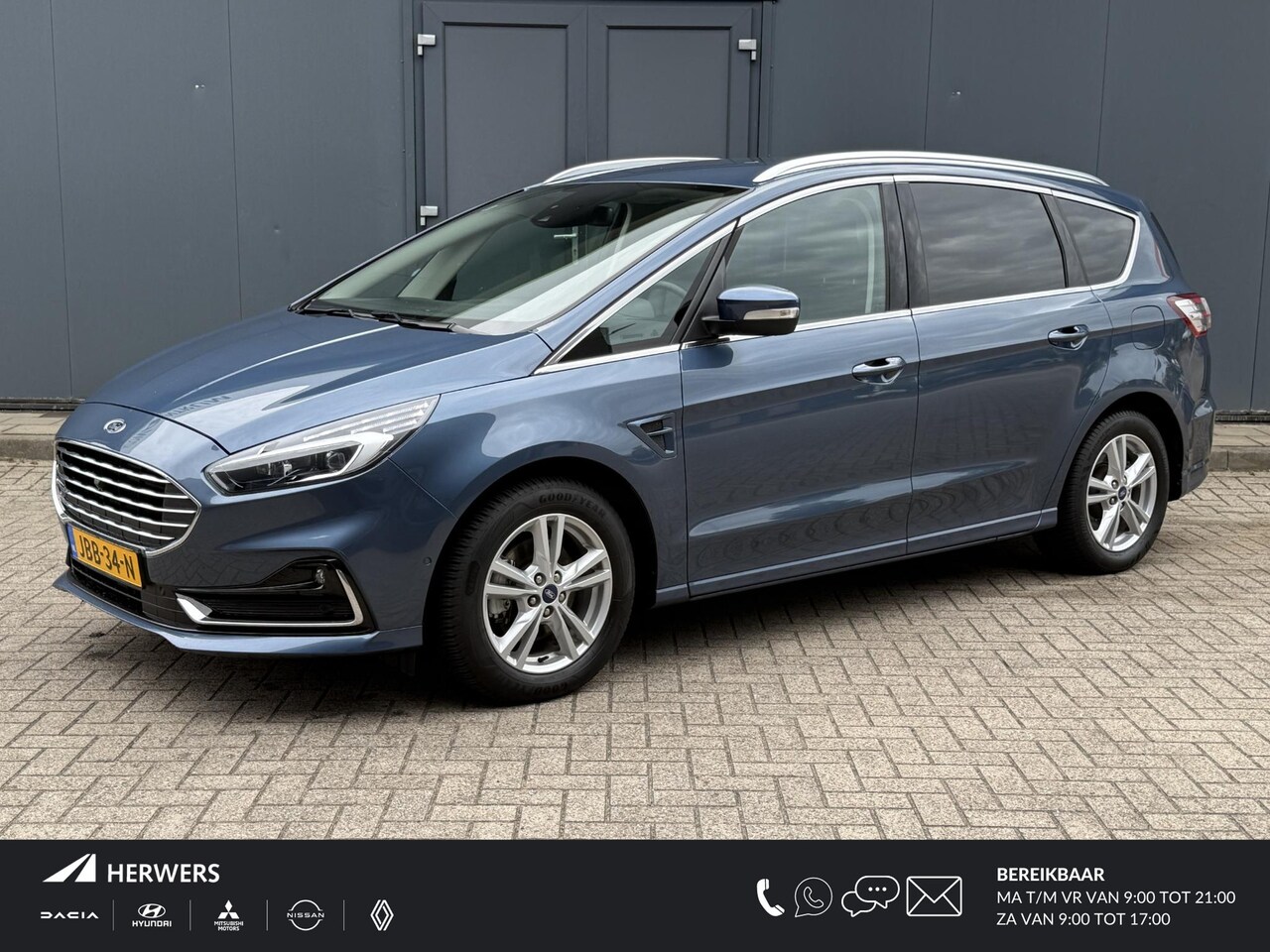 Ford S-Max - 2.5i HEV Luxury 5P Automaat / Trekgewicht 1.750 kg / Apple Carplay Android Auto / Allseaso - AutoWereld.nl