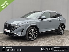 Nissan Qashqai - 1.3 MHEV Xtronic Tekna Plus / Fabrieksgarantie tot 04-2028 / Facelift / HUD / Panoramadak