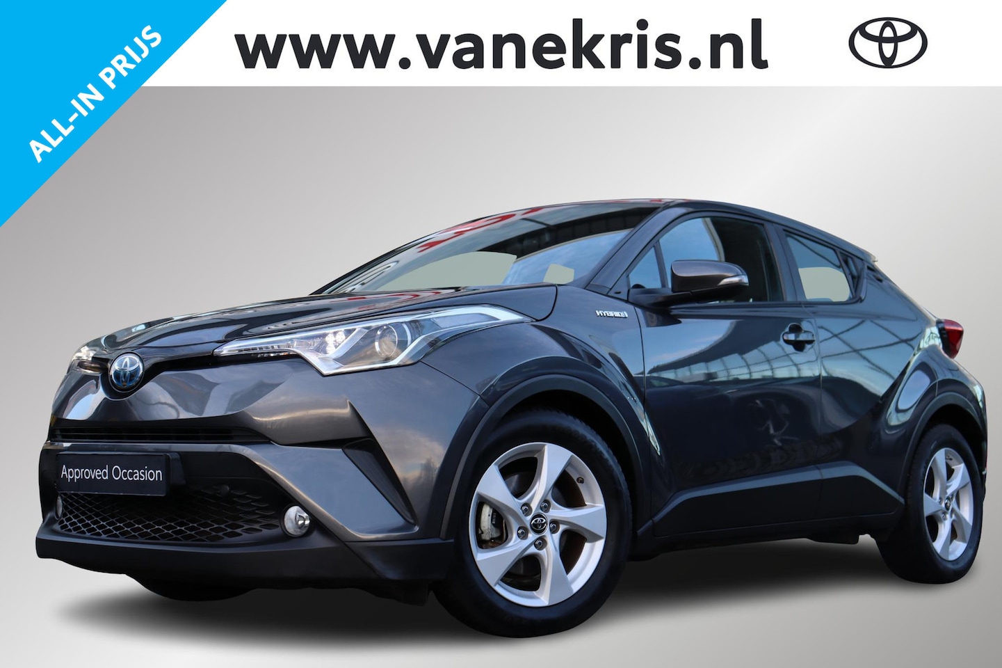 Toyota C-HR - 1.8 Hybrid Active 1.8 Hybrid Active, Trekhaak, Airco, Cruise control Navigatie, Parkeercamera, Stuurwielbedi - AutoWereld.nl