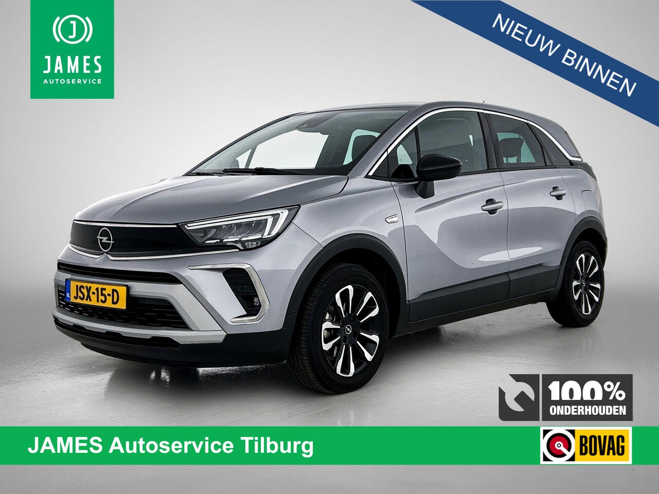 Opel Crossland - 1.2 Turbo Elegance CRUISE | CAMERA | 16” LMV | WINTER-PACK - AutoWereld.nl