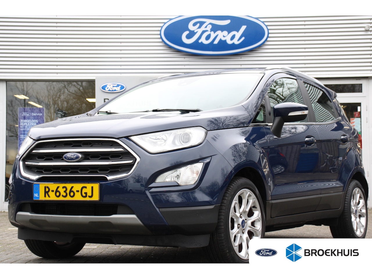 Ford EcoSport - 1.0EB TITANIUM | CRUISE | PARK SENS | CLIMA | UNIEKE KM! | DEALER OH! | 17" LMV | APPLE C - AutoWereld.nl