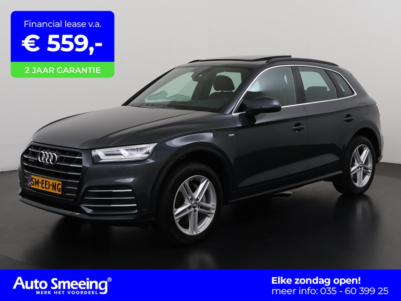 Audi Q5 - 55 TFSIe S Line | Panoramadak | Nappa Leder | 360 Camera | Bang & Olufsen | Zondag Open! - AutoWereld.nl