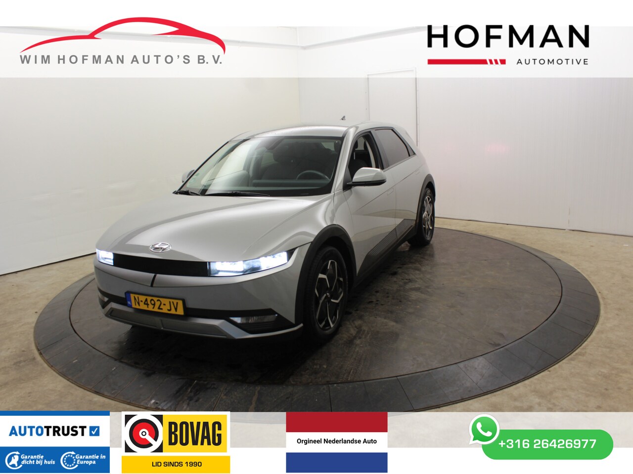 Hyundai IONIQ 5 - Style 73kWh 98% SOH Trekhaak Warmtepomp - AutoWereld.nl