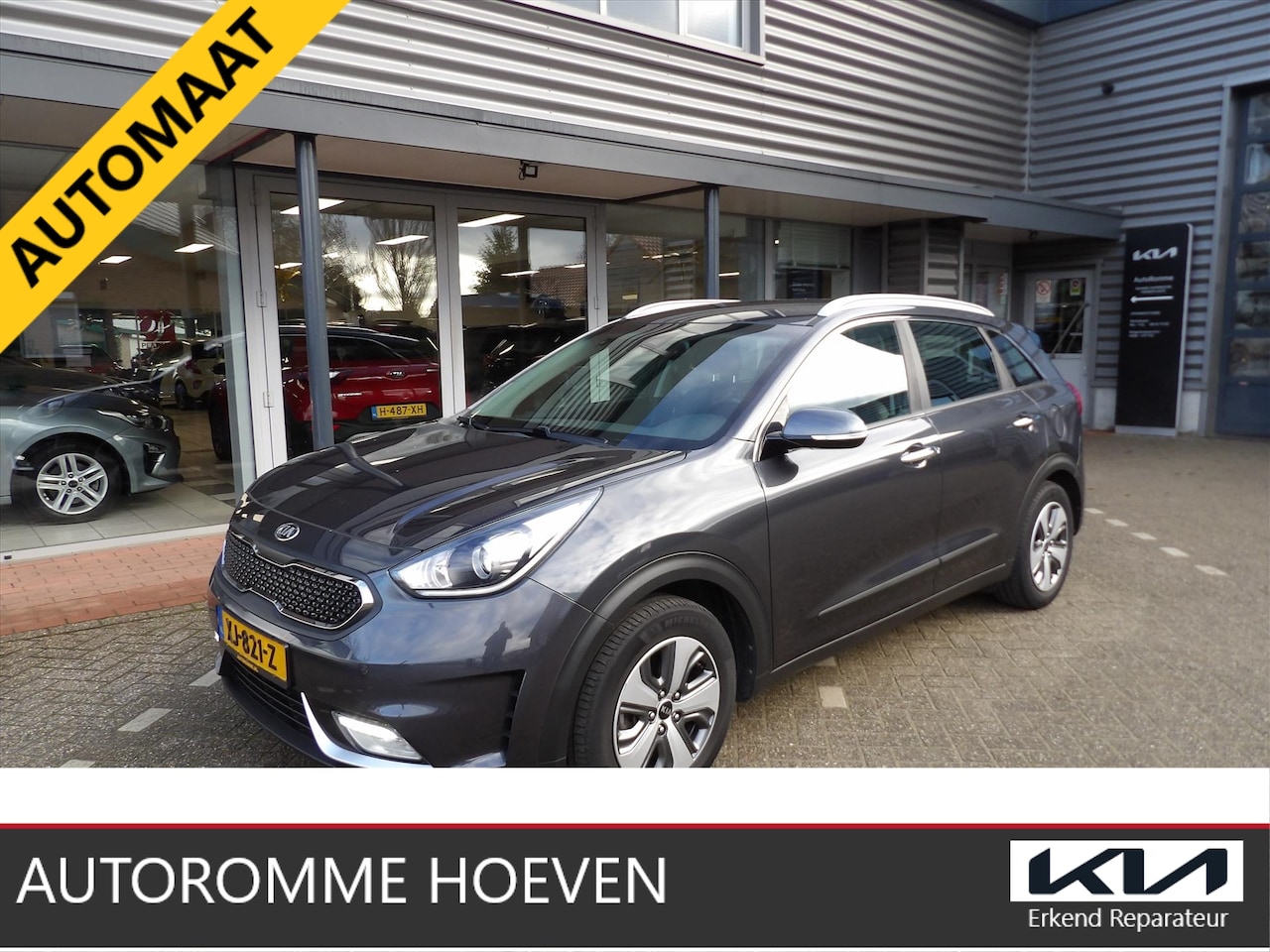 Kia Niro - 1.6 Hybrid AUTOMAAT DynamicLine Org. Ned. trekhaak - AutoWereld.nl