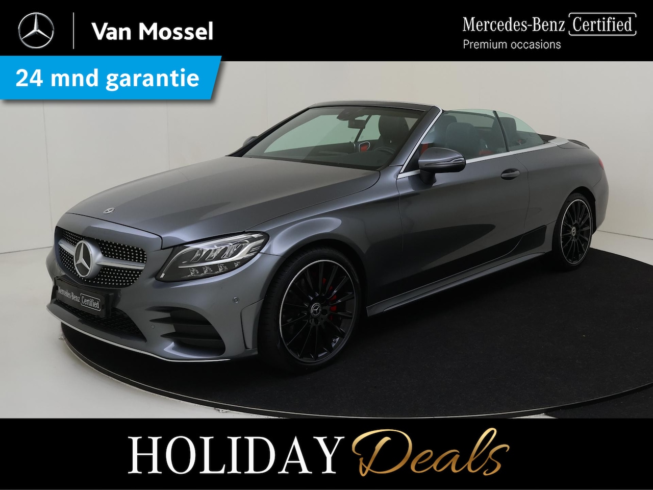Mercedes-Benz C-klasse Cabrio - 180 Sport Edition /Stoelverwarming /Nekverwarming /Achteruitrijcamera /19 Inch - AutoWereld.nl