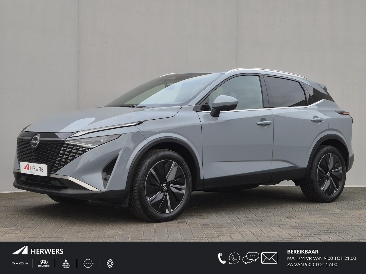 Nissan Qashqai - 1.3 MHEV Tekna / Fabrieksgarantie tot 04-2028 / Head-UP Display / Elektrisch Verstelbare B - AutoWereld.nl