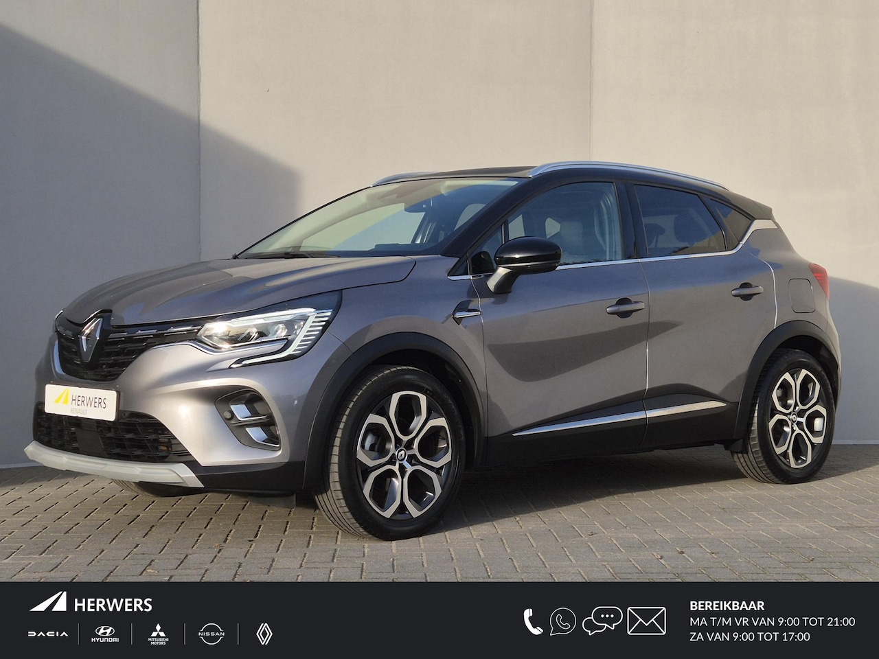 Renault Captur - 1.6 E-Tech Plug-in Hybrid 160 Intens Automaat / Pack parking / Stuur en Stoel verwarming / - AutoWereld.nl