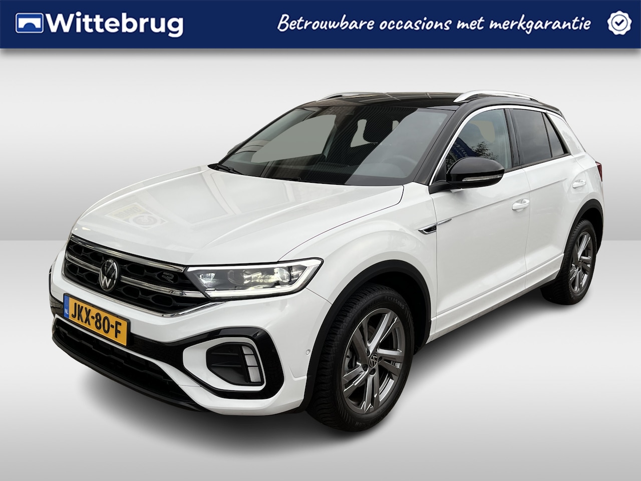 Volkswagen T-Roc - 1.5 TSI R-Line / AUTOMAAT/ FABRIEKSGARANTIE T/M 2-2027/ TREKHAAK AFNEEMBAAR/ ALCANTARA/ AD - AutoWereld.nl