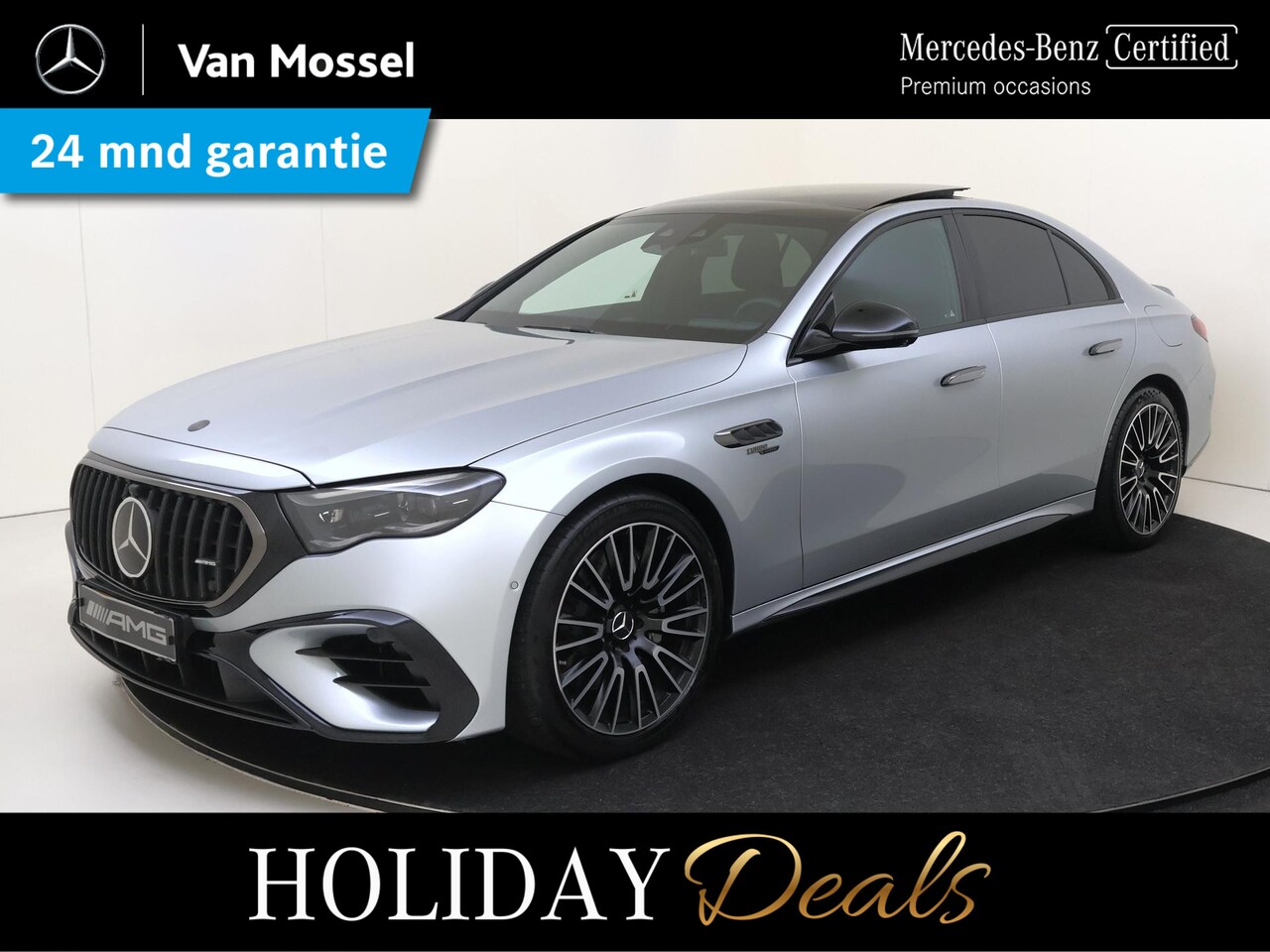 Mercedes-Benz E-klasse - AMG 53 4MATIC+ Night Edition Premium Plus/ Panoramadak/ SUPERSCREEN/ Night 1+2/ El. Trekha - AutoWereld.nl