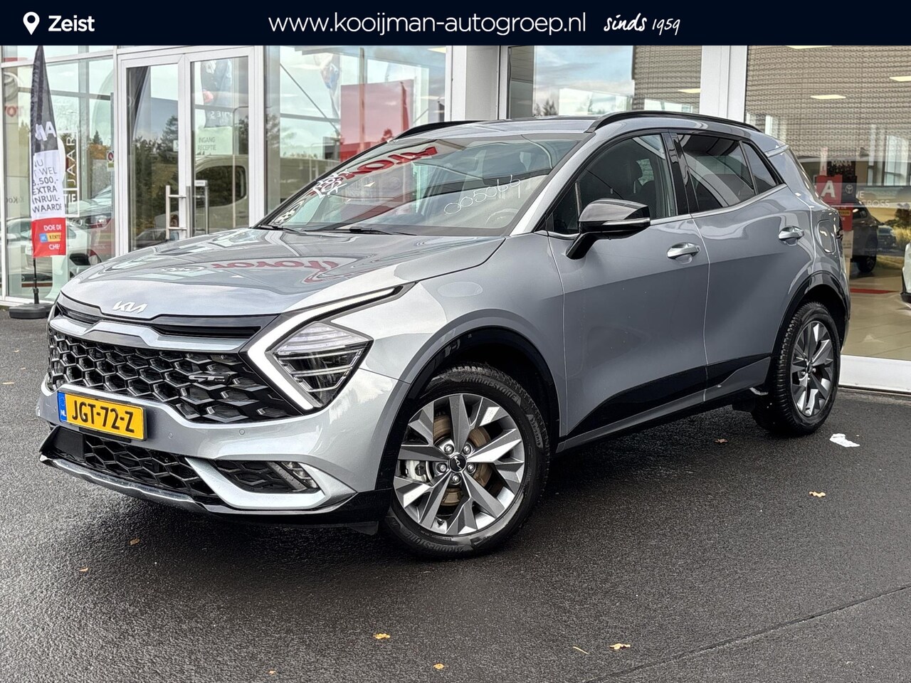 Kia Sportage - 1.6 T-GDi Hybrid GT-Line Navigatie | Cruise control Adaptive | Climate contrale | Zwarte h - AutoWereld.nl