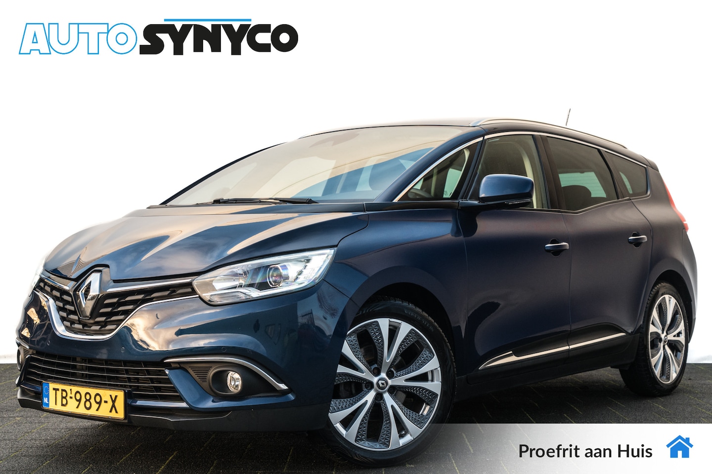 Renault Grand Scénic - 1.3 140 Pk TCe Automaat Intens I Trekhaak I LED I Navi I 20 inch. LMV I Dealer onderhouden - AutoWereld.nl