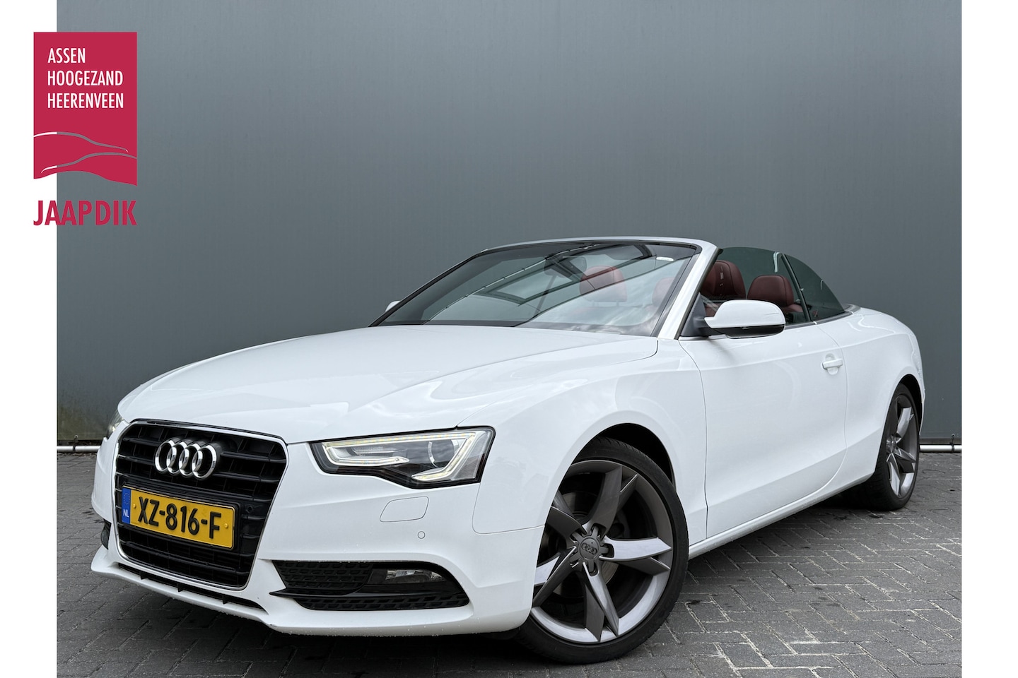 Audi A5 Cabriolet - BWJ 2015 1.8 TFSI 170 PK AUTOMAAT | NW APK | LEDER / ELEKTR. STOELEN / NAVI / CLIMA / CRUI - AutoWereld.nl
