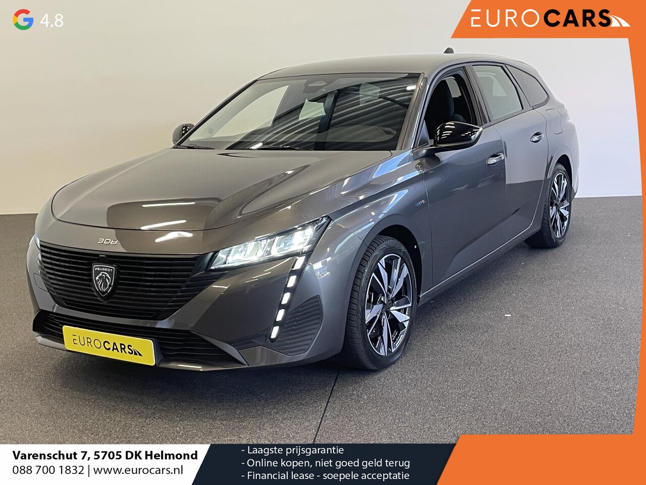 Peugeot 308 SW - 1.6 PHEV 180pk Active Pack Business Navigatie Carplay PDC VA + Camera 17" LM Velgen Adapti - AutoWereld.nl