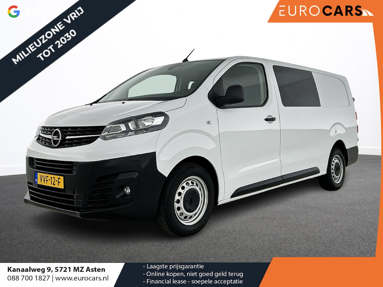 Opel Vivaro - 2.0 CDTI L3H1 Dubbele Cabine Edition Airco Navigatie Trekhaak Cruise control - AutoWereld.nl