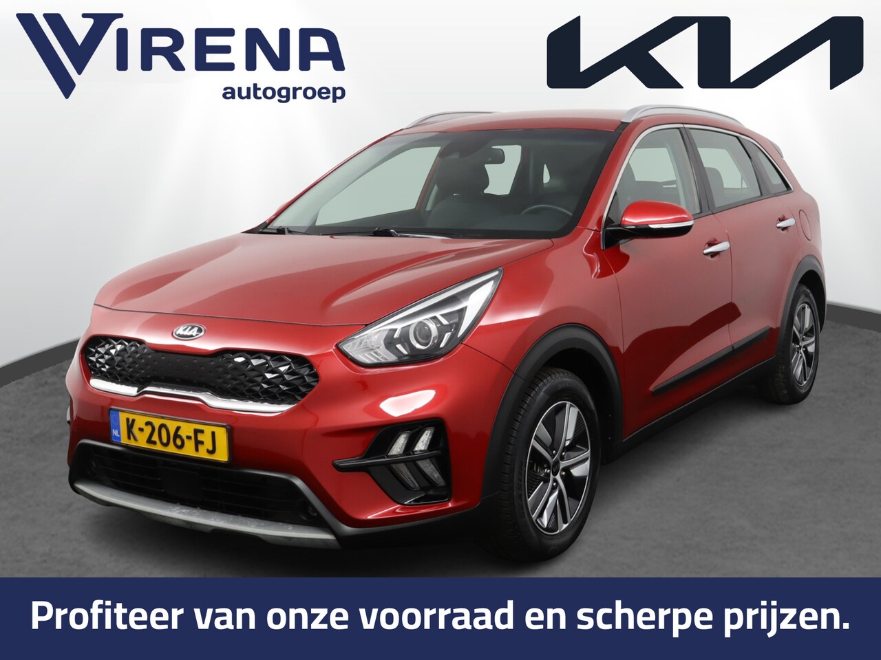Kia Niro - 1.6 GDi Hybrid DynamicLine - Automaat Apple Carplay/Android Auto - Cruise Control - Ledere - AutoWereld.nl