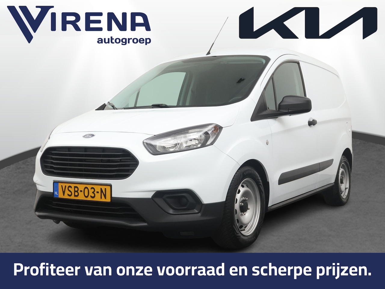 Ford Transit Courier - 1.5 TDCI Trend Duratorq S&S - Airco - Radio - Electrische ramen - Virena Zekerheidspakket - AutoWereld.nl