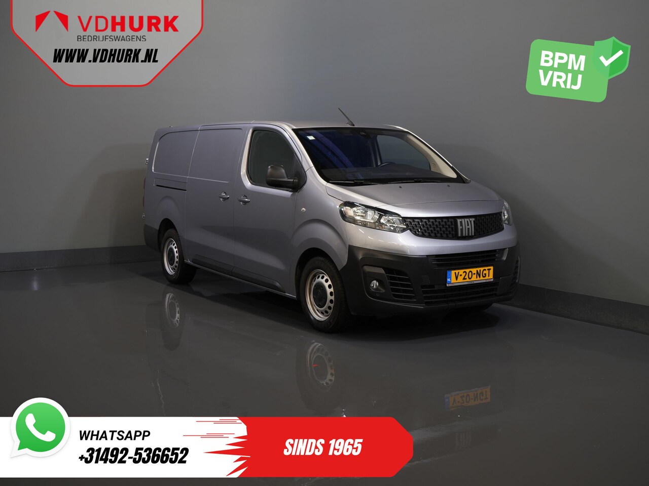 Fiat Scudo - 2.0 MJ 145 pk L3 BPM VRIJ! Adapt.Cruise/ Climate/ Keyless/ Carplay/ Camera/ PDC - AutoWereld.nl