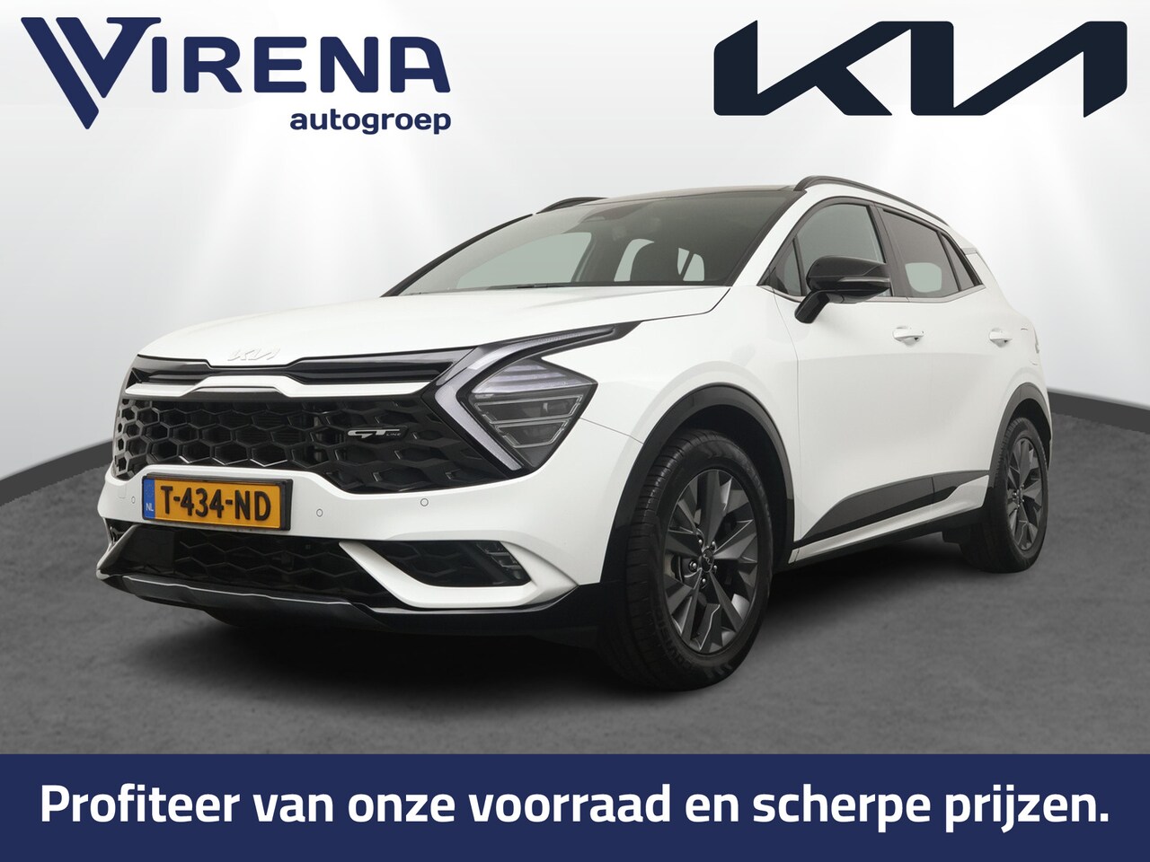 Kia Sportage - 1.6 T-GDi Hybrid GT-Line AUTOMAAT - Elektrisch verstelbare voorstoelen - Stoel-/Stuurverwa - AutoWereld.nl