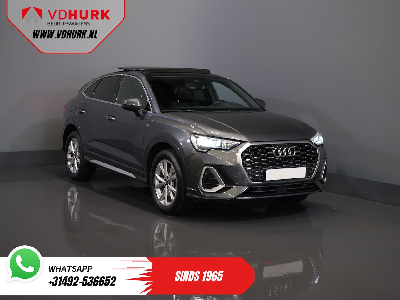 Audi Q3 Sportback - 45 TFSI E-Tron 245 pk S-Line Virtual Cockpit/ Pano/ Carplay/ Stoelverw./ PDC/ Trekhaak - AutoWereld.nl