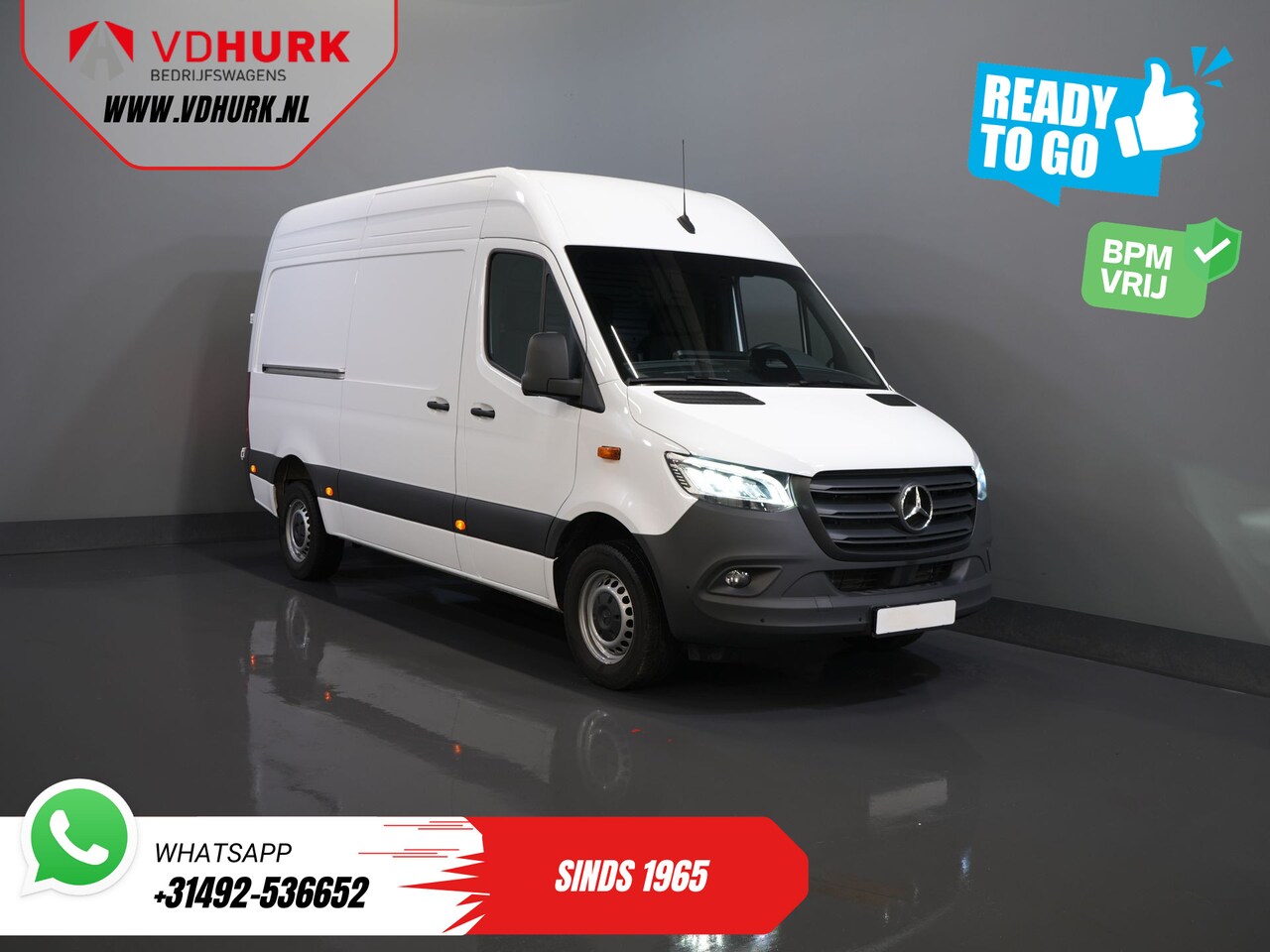 Mercedes-Benz Sprinter - 317 CDI Aut. L2H2 LED/ Gev.Stoel/ 270 Gr.Deuren/ Stoelverw./ Navi/ Camera/ PDC/ Cruise/ Ai - AutoWereld.nl