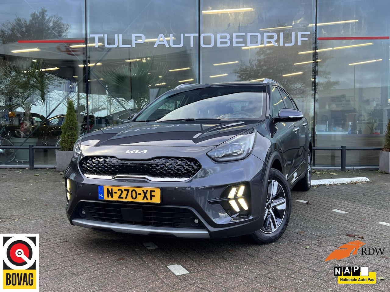 Kia Niro - 1.6 GDi PHEV DynamicPlusLine 100% onderhouden NAP - AutoWereld.nl