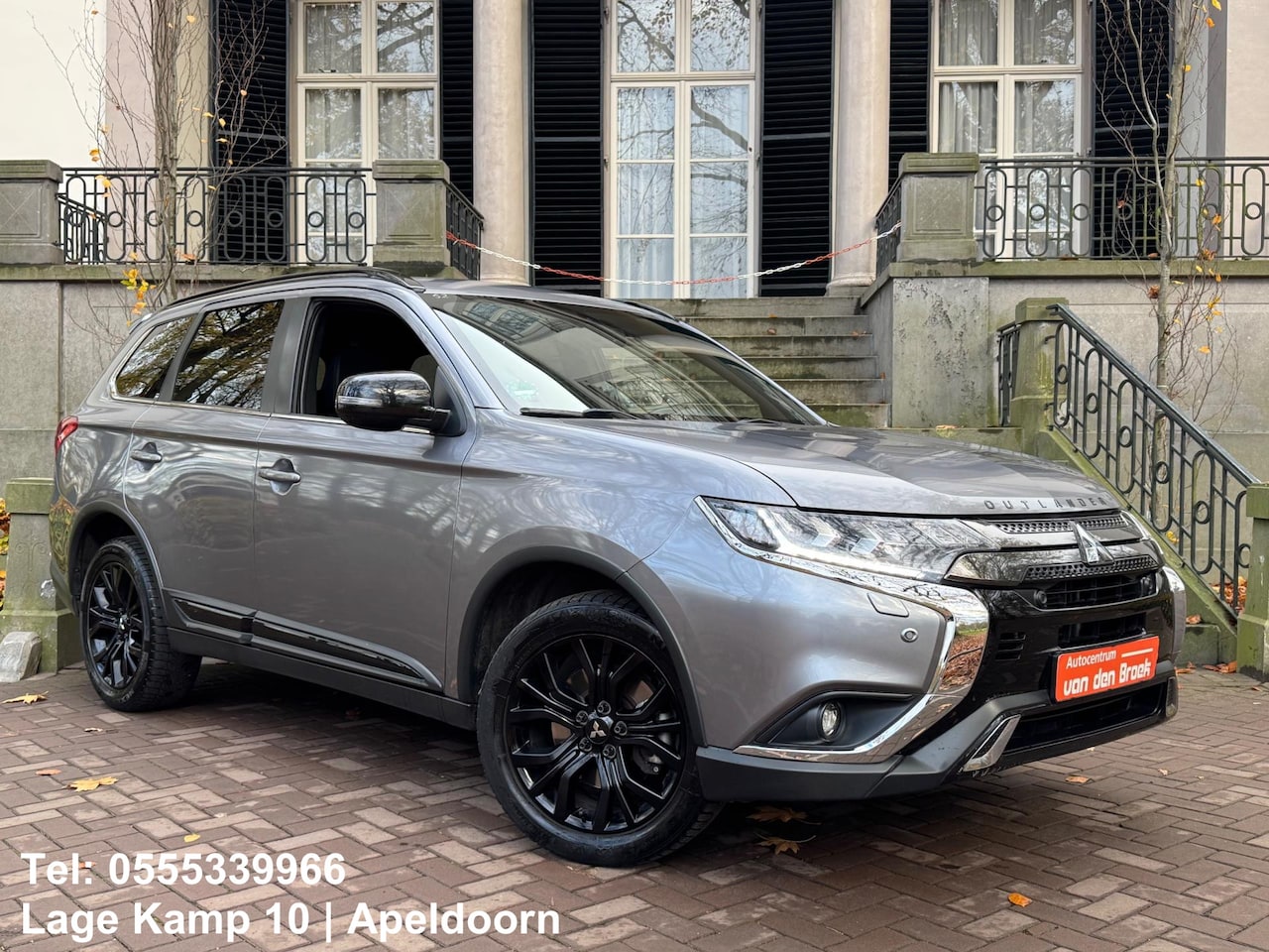 Mitsubishi Outlander - 2.0 2WD Intense+ Black Line 7Persoons Automaat Navi Xenon Leder 1E-Eigenaar Camera Stoelve - AutoWereld.nl