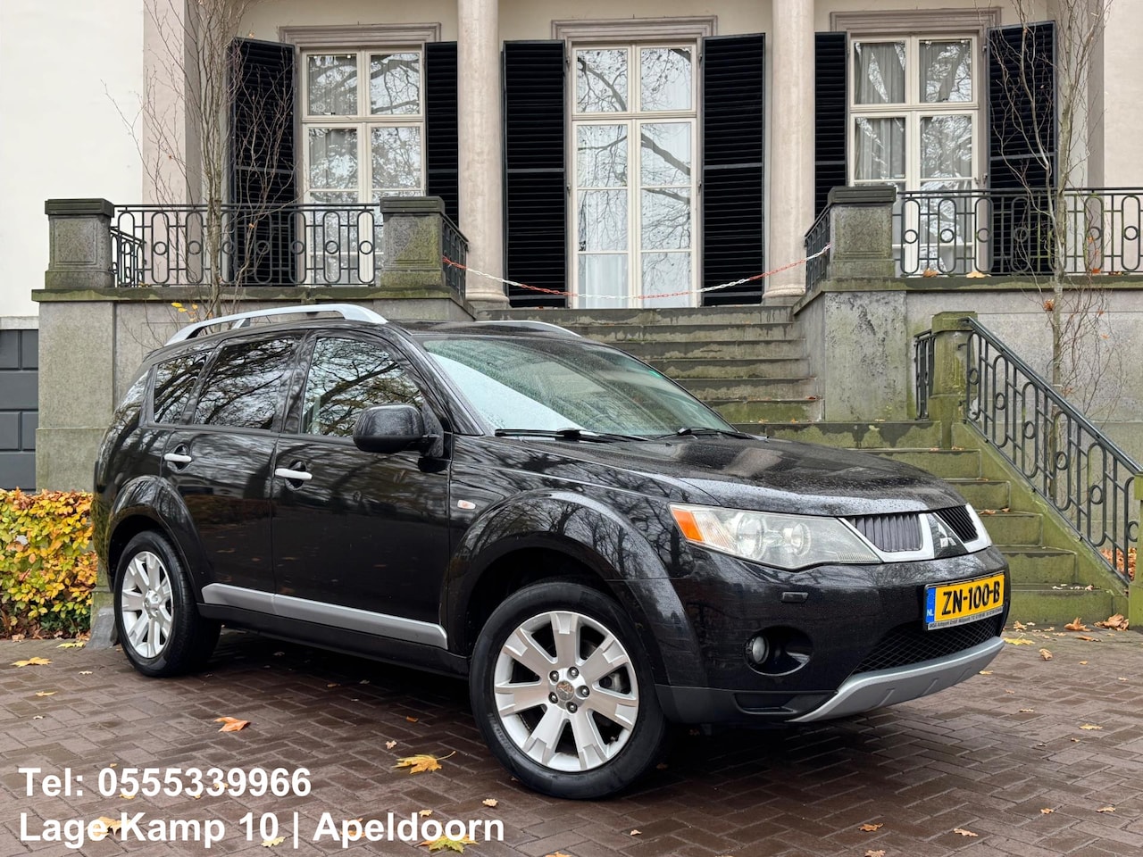 Mitsubishi Outlander - 2.4 Intense+4WD 7P Automaat Leder Sch-Dak Navi Camera Keyless Go Airco Cruise Ctr - AutoWereld.nl