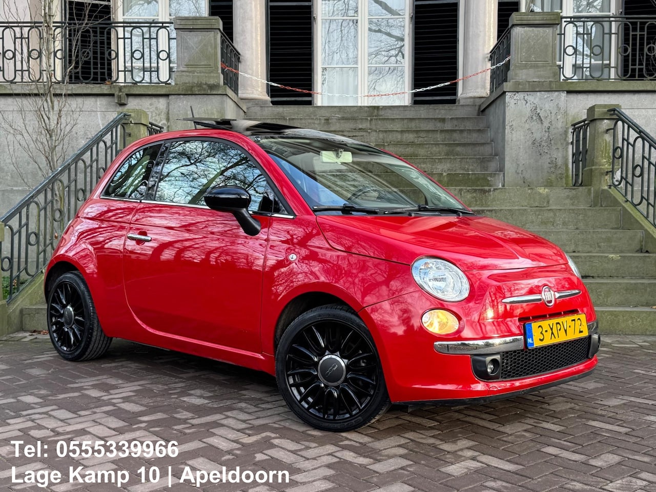 Fiat 500 - 0.9 TwinAir Turbo Cult Automaat Panoramadak Leder Climate Cruise Ctr Pdc Full Options - AutoWereld.nl