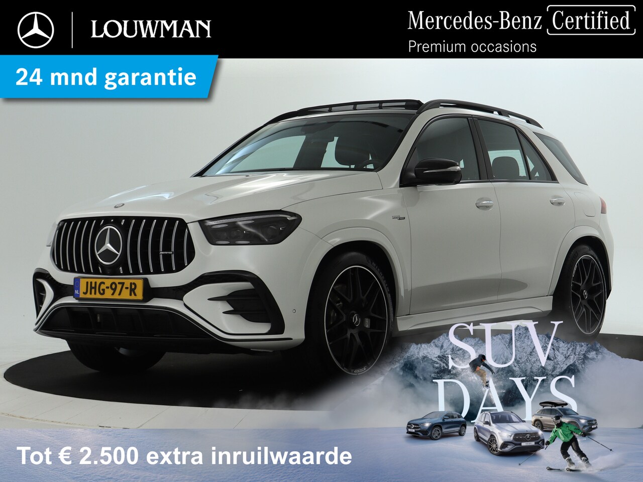 Mercedes-Benz GLE-Klasse - Mercedes-AMG 53 Hybrid 4MATIC+ | Trekhaak | Panorama schuif/kanteldak | Burmester® sound s - AutoWereld.nl