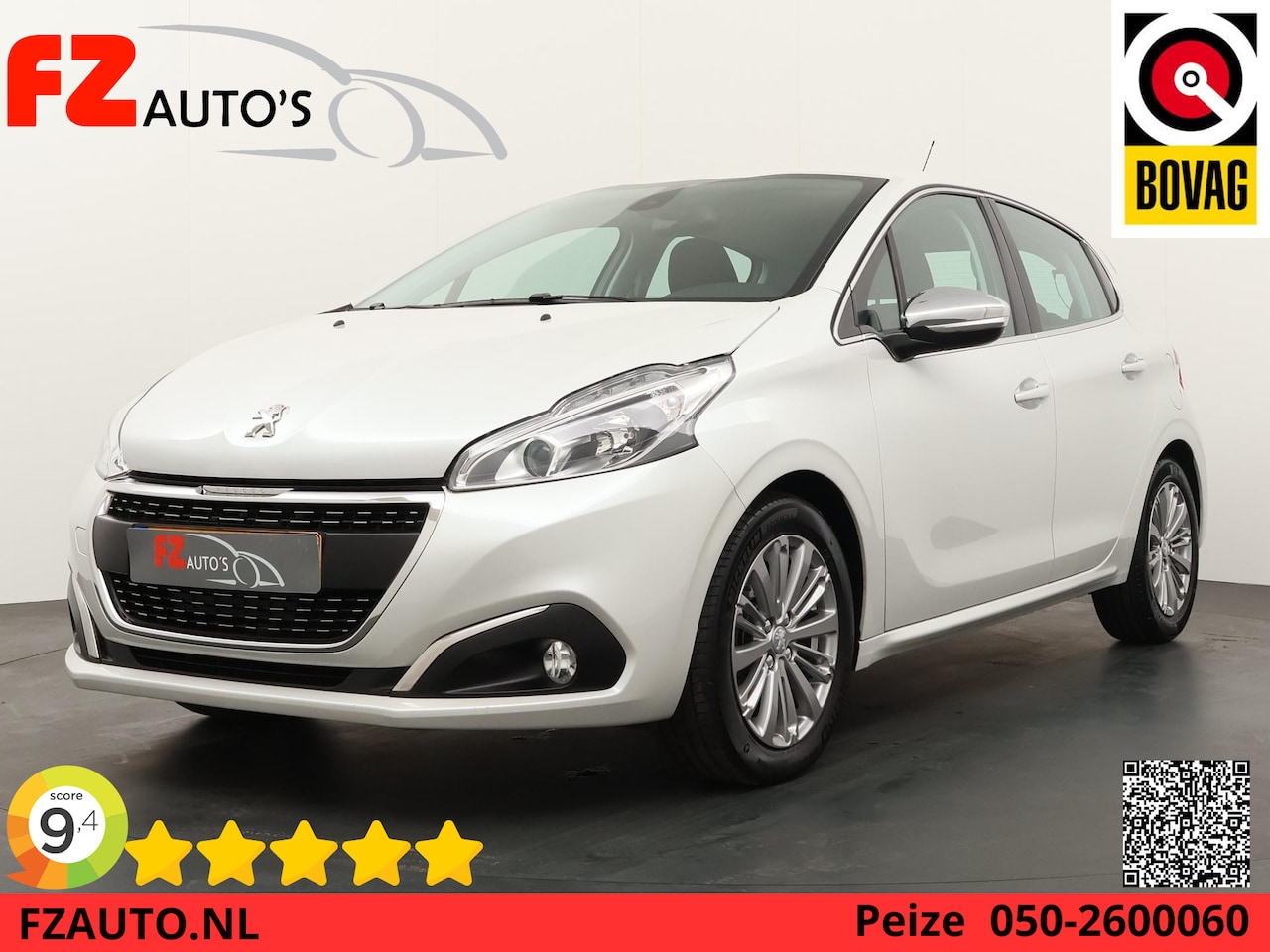 Peugeot 208 - 1.2 PureTech Blue Lease Allure - Navigatie - Climate Control - Parkeersensoren - Lichtmeta - AutoWereld.nl