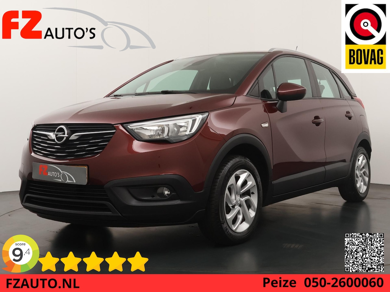 Opel Crossland X - 1.2 Turbo Online Edition - Apple Carplay/Android Auto - Trekhaak - Airconditioning - AutoWereld.nl