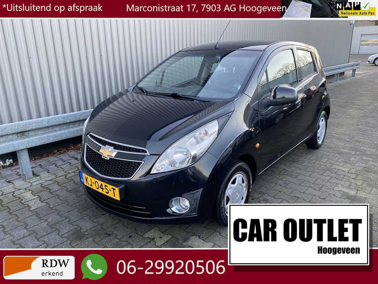 Chevrolet Spark - 1.0 16V LE 127Dkm. Airconditioning, Afn.Trekhaak, – Inruil Mogelijk – - AutoWereld.nl