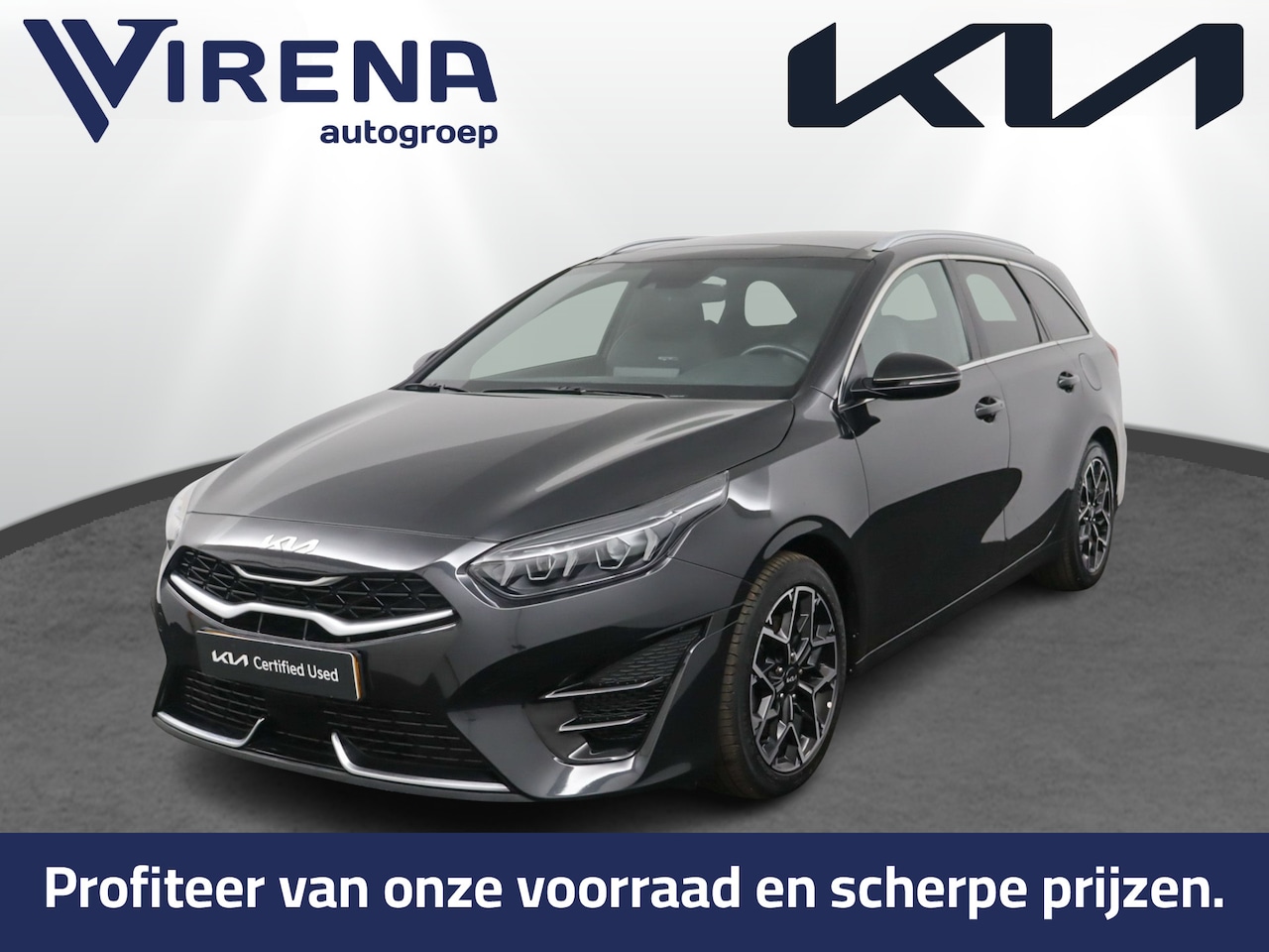 Kia Cee'd Sportswagon - Ceed 1.5 T-GDi GT-Line AUTOMAAT Elektrische achterklep - Schuif/Kantel dak - Apple Carplay - AutoWereld.nl