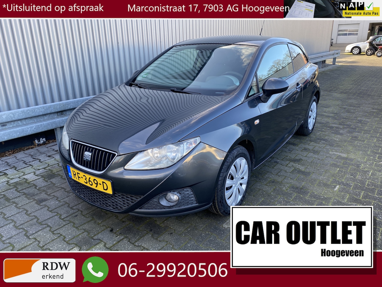 SEAT Ibiza SC - 1.2 Style 128Dkm, A/C, CC & Nieuwe APK – Inruil Mogelijk – - AutoWereld.nl