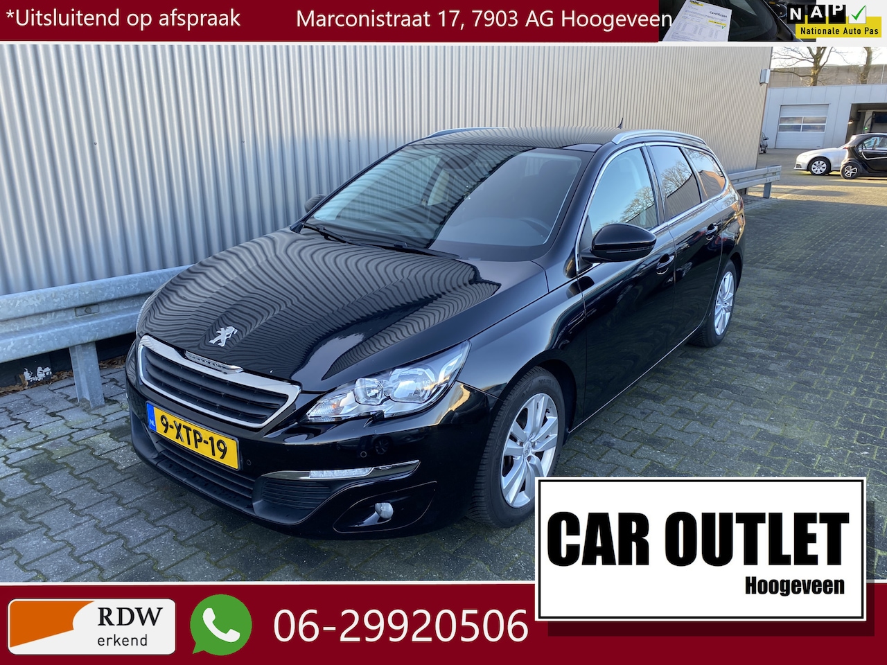 Peugeot 308 SW - 1.2 e-THP Blue Lease Executive Clima, Pano, Navi, CC, PDC & Cam, LM, Trekh, nw. APK – Inru - AutoWereld.nl