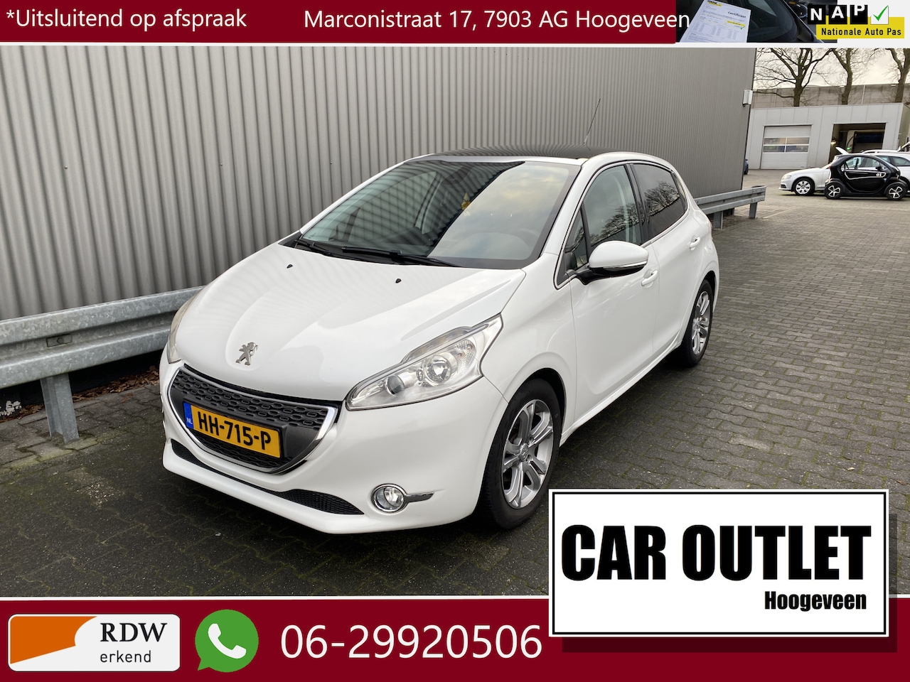 Peugeot 208 - 1.6 VTi Allure 148Dkm, Clima, Navi, CC, Pano, LM, nw. APK – Inruil Mogelijk – - AutoWereld.nl