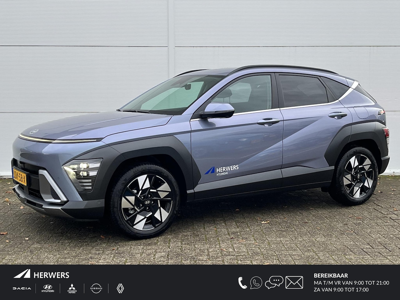 Hyundai Kona - 1.6 GDI HEV Premium / Navigatie / Apple Carplay/Android Auto / Stoelen en stuurwiel verwar - AutoWereld.nl