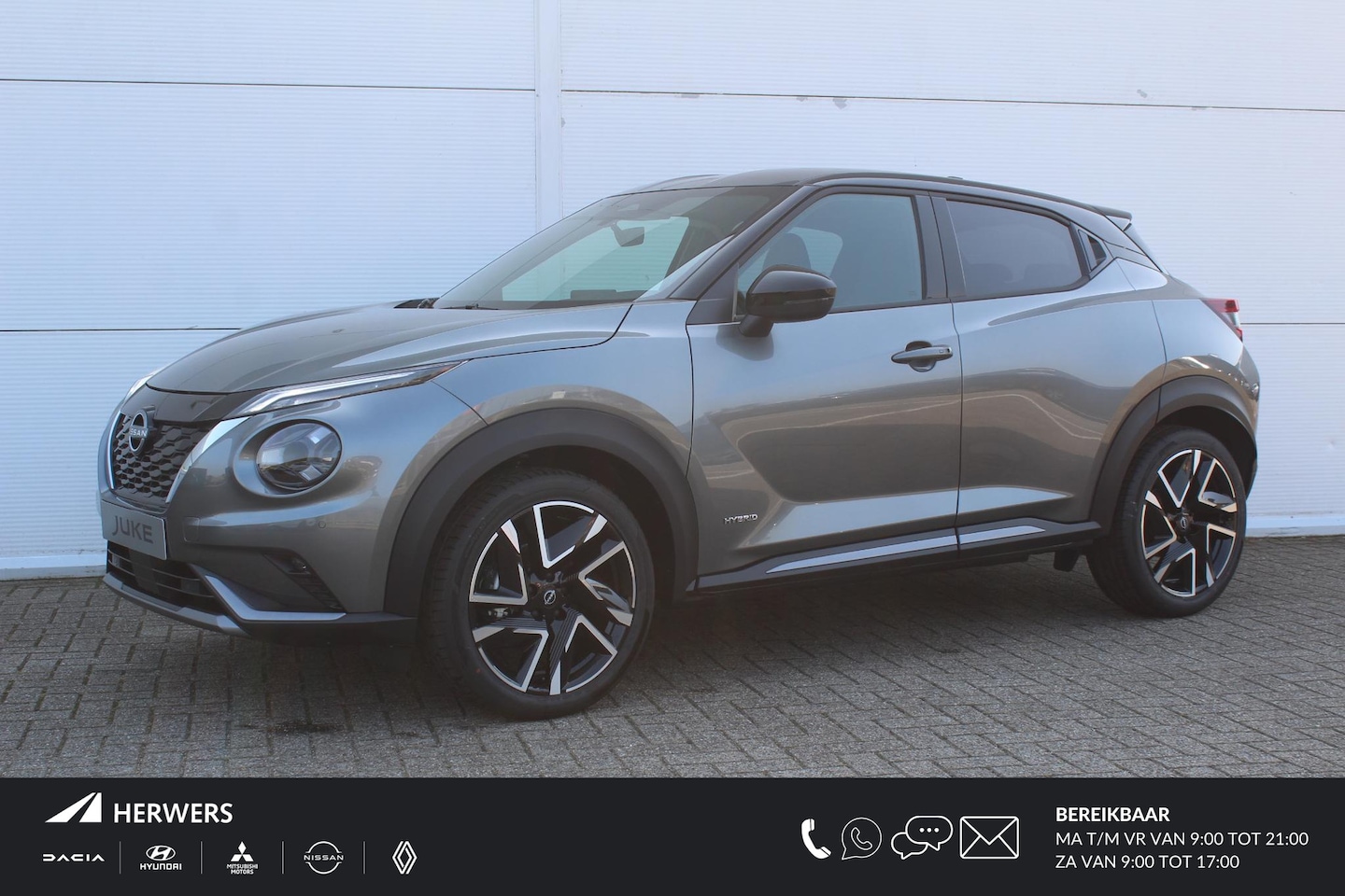 Nissan Juke - 1.6 Hybrid N-Design / € 3.500,- EINDEJAARSVOORDEEL / Nieuw uit Voorraad Leverbaar / Cold P - AutoWereld.nl