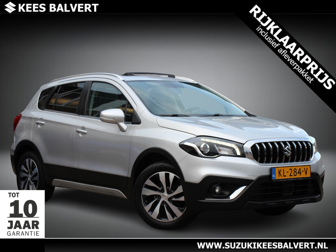 Suzuki S-Cross - 1.0 Boosterjet High Executive/Stijl | Opendak | Trekhaak | Leer | Keyless | - AutoWereld.nl