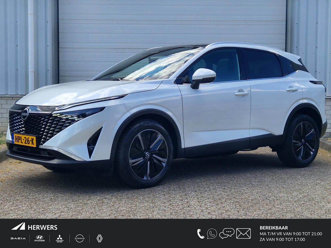 Nissan Qashqai - 1.3 MHEV Tekna / Panoramadak / Elektrisch Verstelbare Stoelen met Geheugen / Head- up Disp - AutoWereld.nl