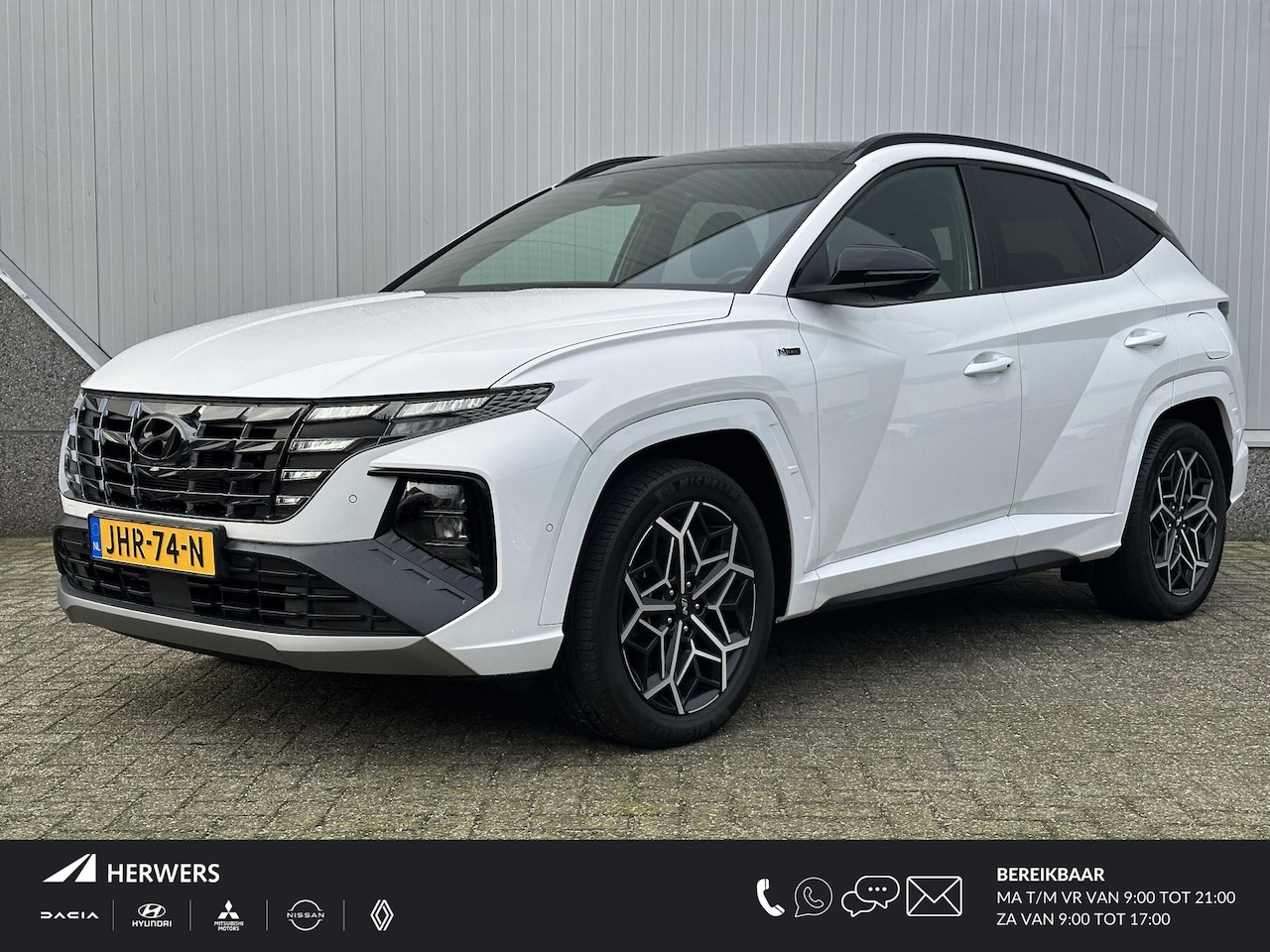 Hyundai Tucson - 1.6 T-GDI PHEV N Line Sky 4WD / Dealer onderhouden / Glazen schuif- en kanteldak / Stuur-, - AutoWereld.nl