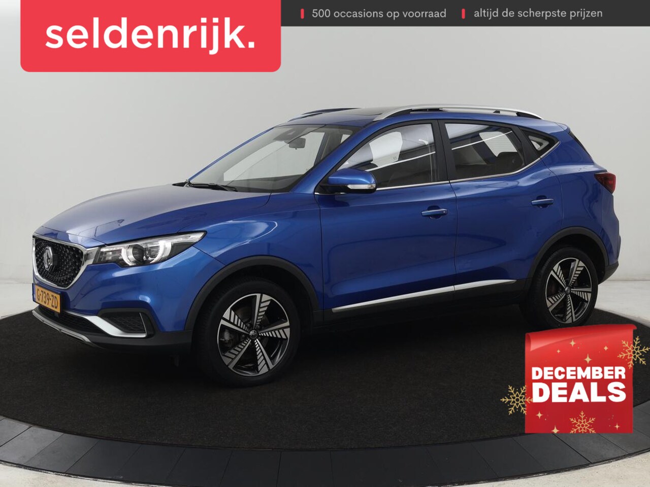 MG ZS - Luxury 45 kWh | Panoramadak | Adaptive cruise control | Climate control | Leder | Stoelver - AutoWereld.nl