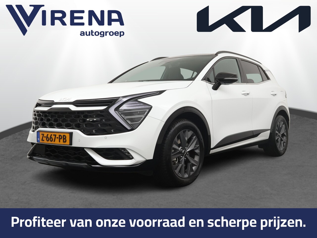 Kia Sportage - 1.6 T-GDi Hybrid GT-Line Automaat Apple Carlpay/Android Auto - Cruise Control Adapatief - - AutoWereld.nl