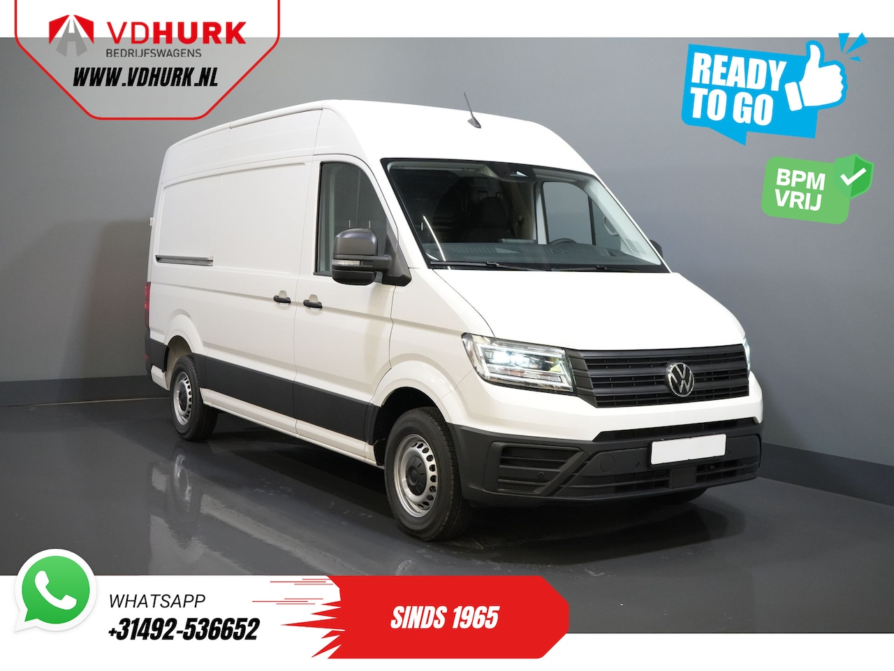Volkswagen Crafter - 35 2.0 TDI 140 pk DSG Aut. L3H3 BPM VRIJ/ LED/ Virtual Cockpit/ Camera/ Cruise/ Carplay/ G - AutoWereld.nl