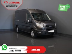 Ford Transit - 350 2.0 TDCI 170 pk Aut. L2H2 BPM VRIJ Carplay/ Navi/ Camera/ Inrichting/ Trekhaak/ PDC/ C