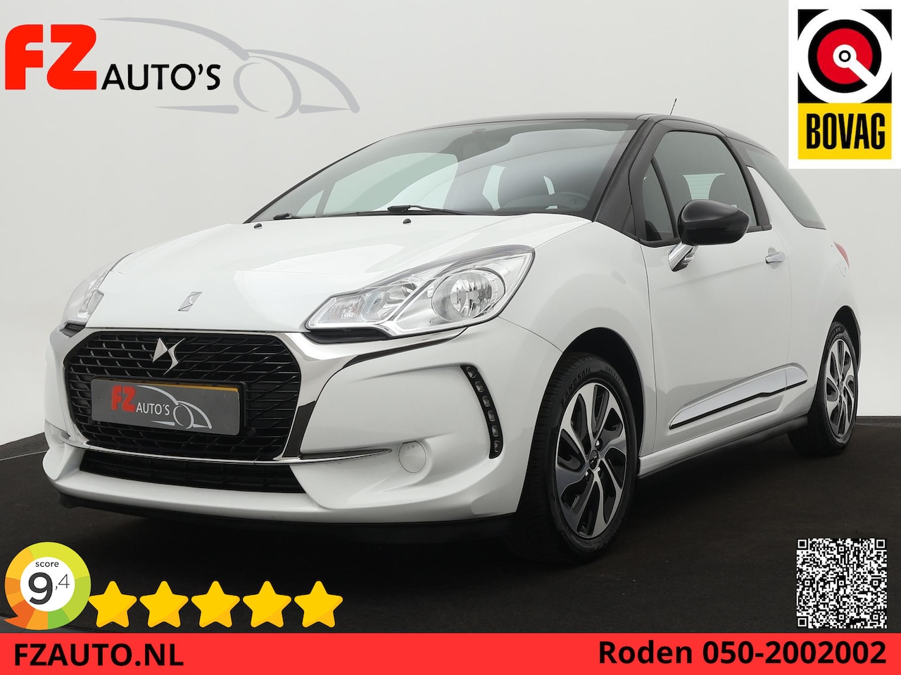 DS 3 - 1.2 PureTech Chic - Airconditioning - Bluetooth - Lichtmetalen velgen - Cruise Control - AutoWereld.nl