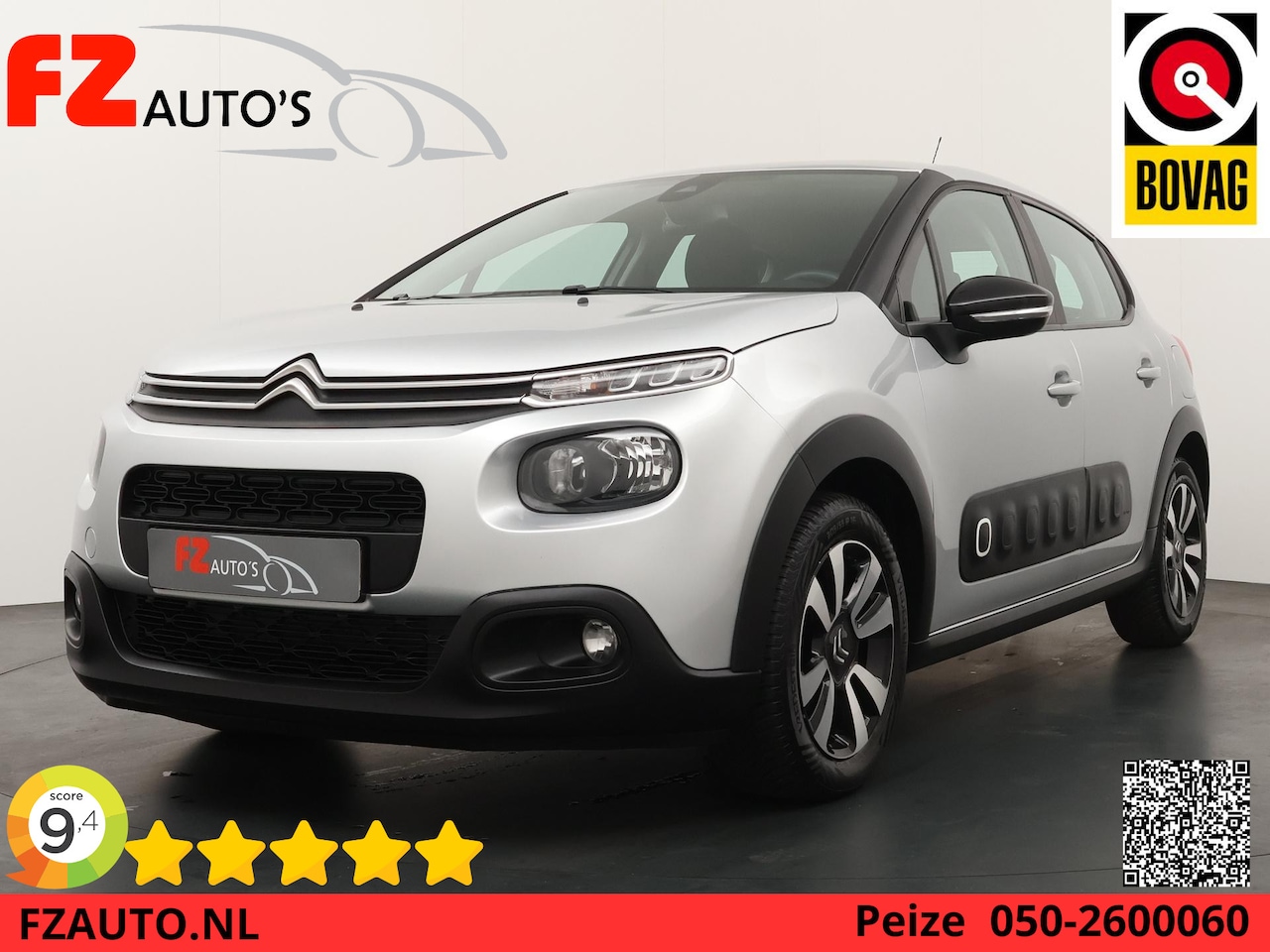 Citroën C3 - 1.2 PureTech Shine - Navigatie - Climate Control - Trekhaak - AutoWereld.nl