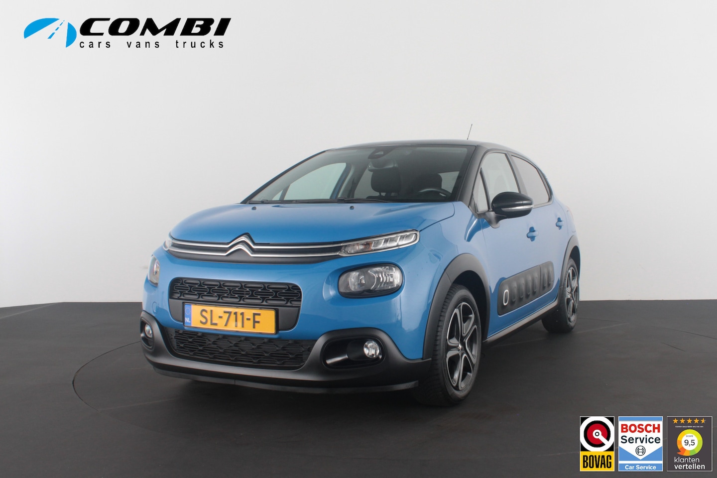 Citroën C3 - 1.2 PureTech Feel Edition > Zwart dak/All season banden/goed onderhouden! - AutoWereld.nl