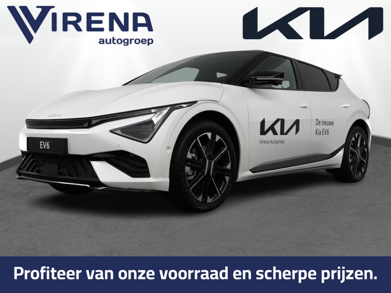 Kia EV6 - GT-Line 84 kWh - DEMO - Direct leverbaar - Facelift - LED - Stoel-/stuurverwarming - Panor - AutoWereld.nl