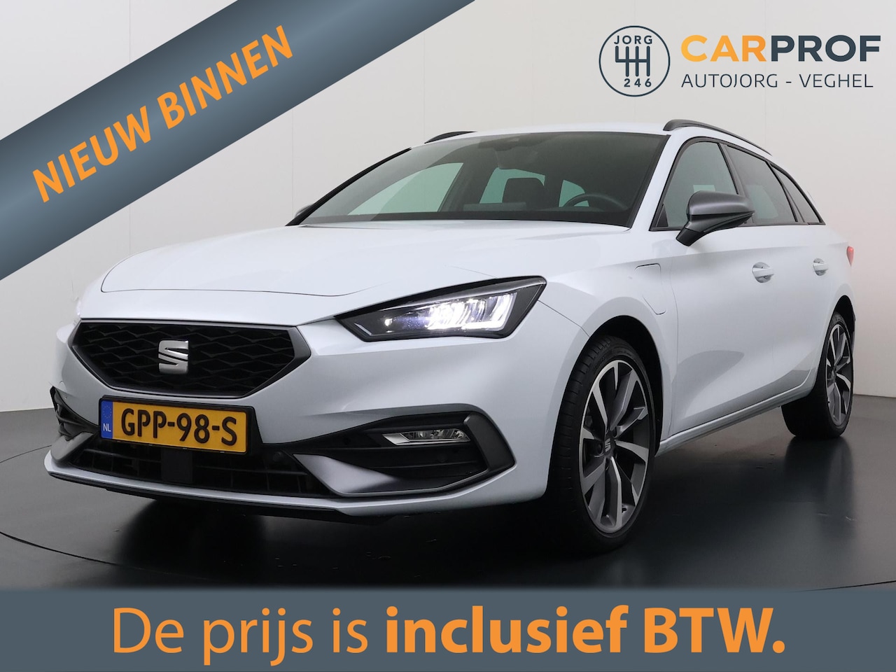 SEAT Leon Sportstourer - 1.5 TSI e-Hybrid FR PHEV First Edition SOH 100% | Camera | LMV | Navigatie | - AutoWereld.nl